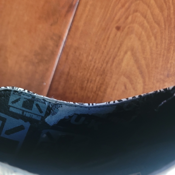 T.U.K Black And White Platform Creepers Size 7 - Picture 11 of 12